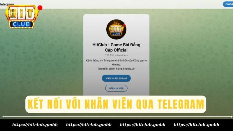 Kết nối với nhân viên qua Telegram Kết nối với nhân viên qua Telegram